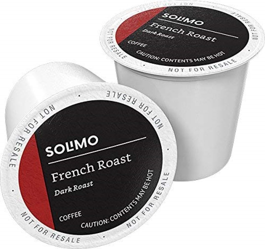 100-Count Amazon Brand Solimo French Roast K-Cup Coffee Pods (Dark Roast) $21.25 w/ S&S + Free Shipping w/ Prime or on $35+