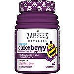 42-Count Zarbee's Naturals Children's Elderberry Immune Support Gummies (Natural Berry) $7.70 w/ S&amp;S + Free Shipping w/ Prime or on $25+