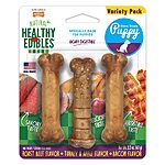 3-Count Nylabone Healthy Edibles Natural Puppy Treats (Variety Pack) $3.45 w/ S&amp;S + Free Shipping w/ Prime or on $25+