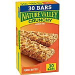 Nature Valley Granola Bars 20% Off: 30-Count Crunchy Bars (Peanut Butter) $5.45 w/ Subscribe &amp; Save &amp; More