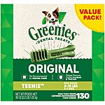 130-Count Greenies Original Teenie Dental Dog Treats (5-15 lb Dogs) $15.55 or less w/ Subscribe &amp; Save