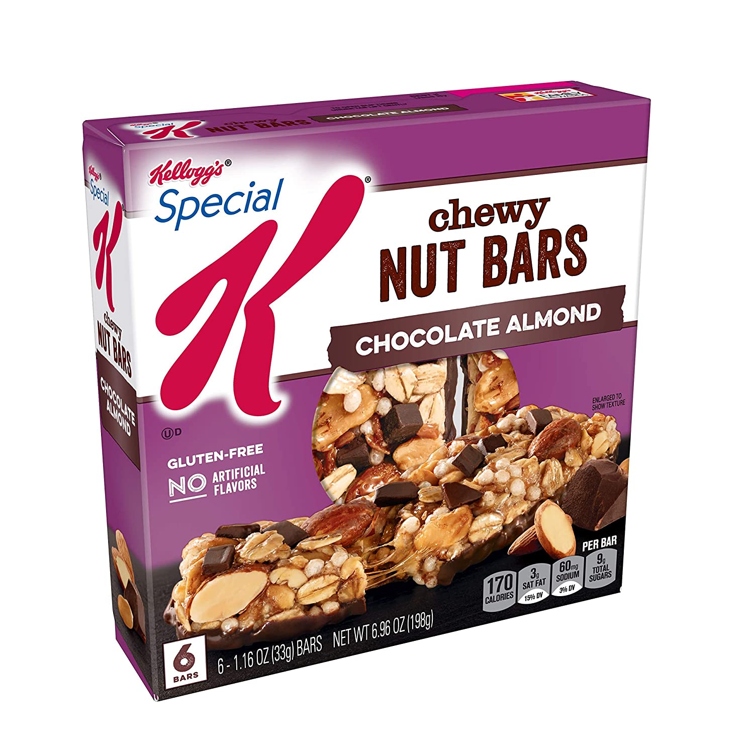 48-Ct Special K Chewy Nut Bars (Chocolate Almond, Gluten Free) $22.72 w/ Subscribe & Save + Free Shipping w/ Prime or on $25+