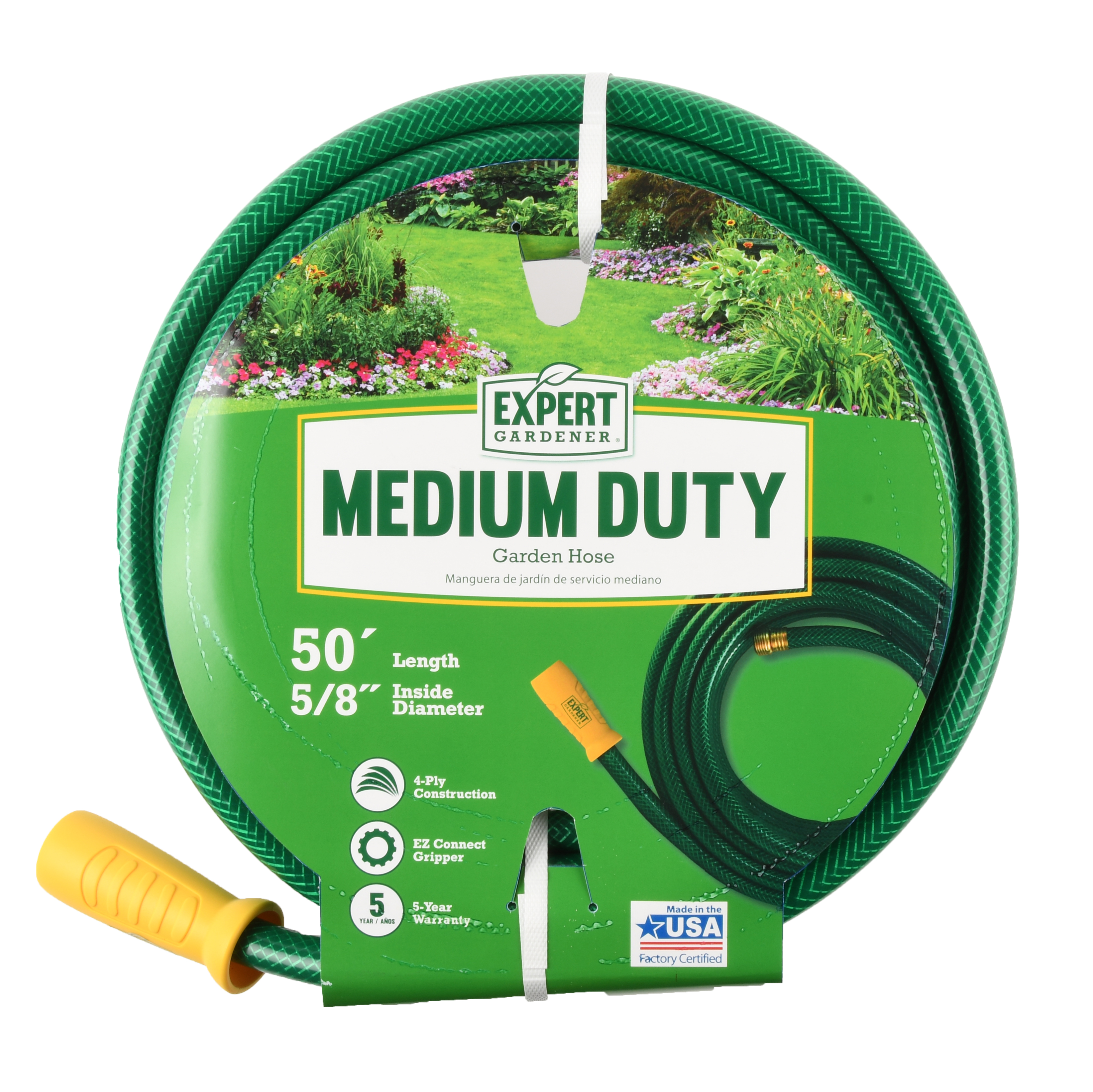 50' x 5/8" Expert Gardener Medium Duty Garden Hose $12.48 + Free Store Pickup at Walmart of F/S on $35+