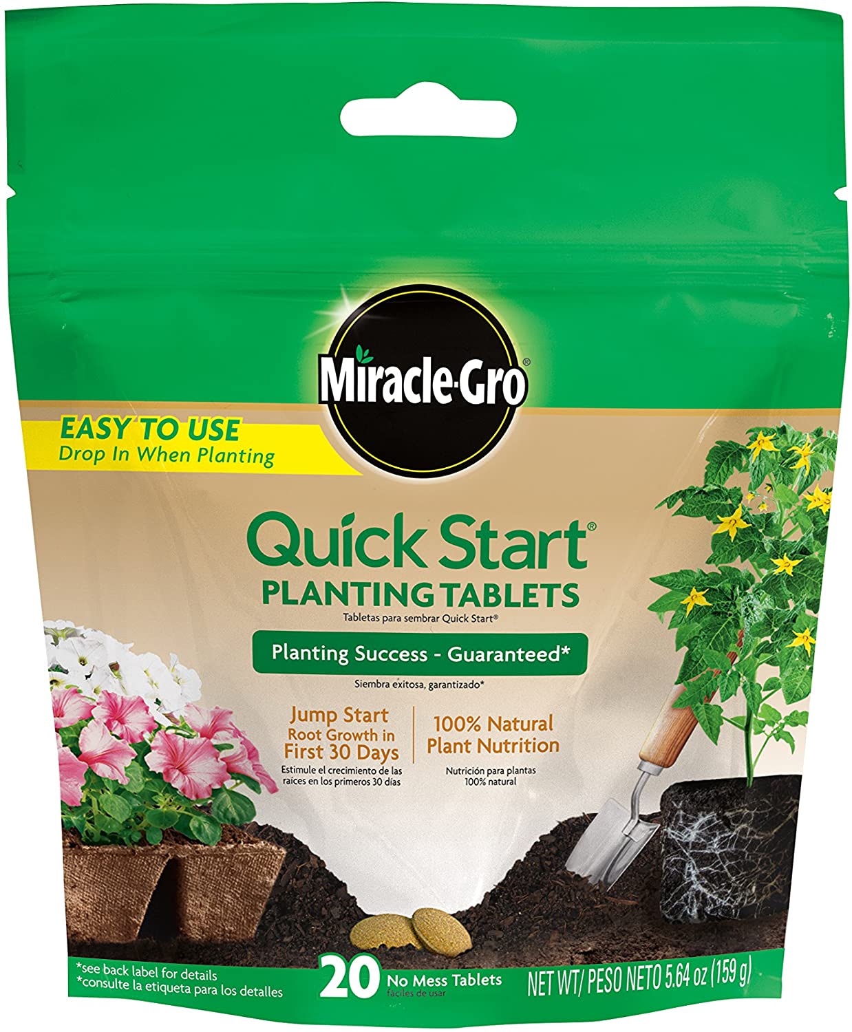 20-Count Miracle-Gro Quick Start Planting Tablets $3.80 + Free Shipping w/ Prime or on $25+
