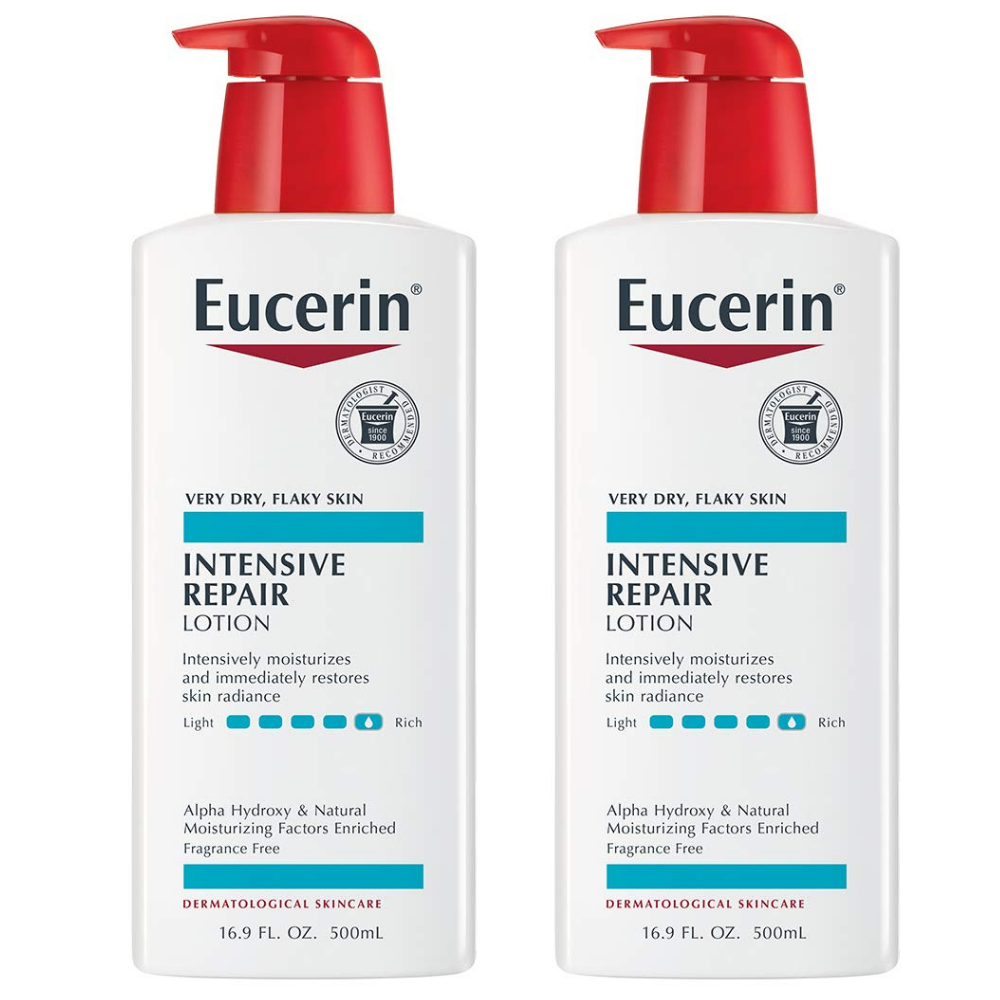16.9-Oz Eucerin Intensive Repair Lotion (Fragrance Free) 2 for $12.55 w/ S&S & More + Free Shipping w/ Prime or on $25+