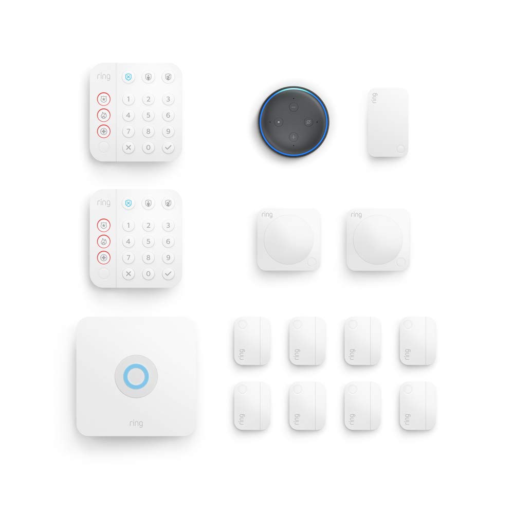 Ring Alarm System 2nd Gen - 14 piece system w/free Echo Dot: $263.99