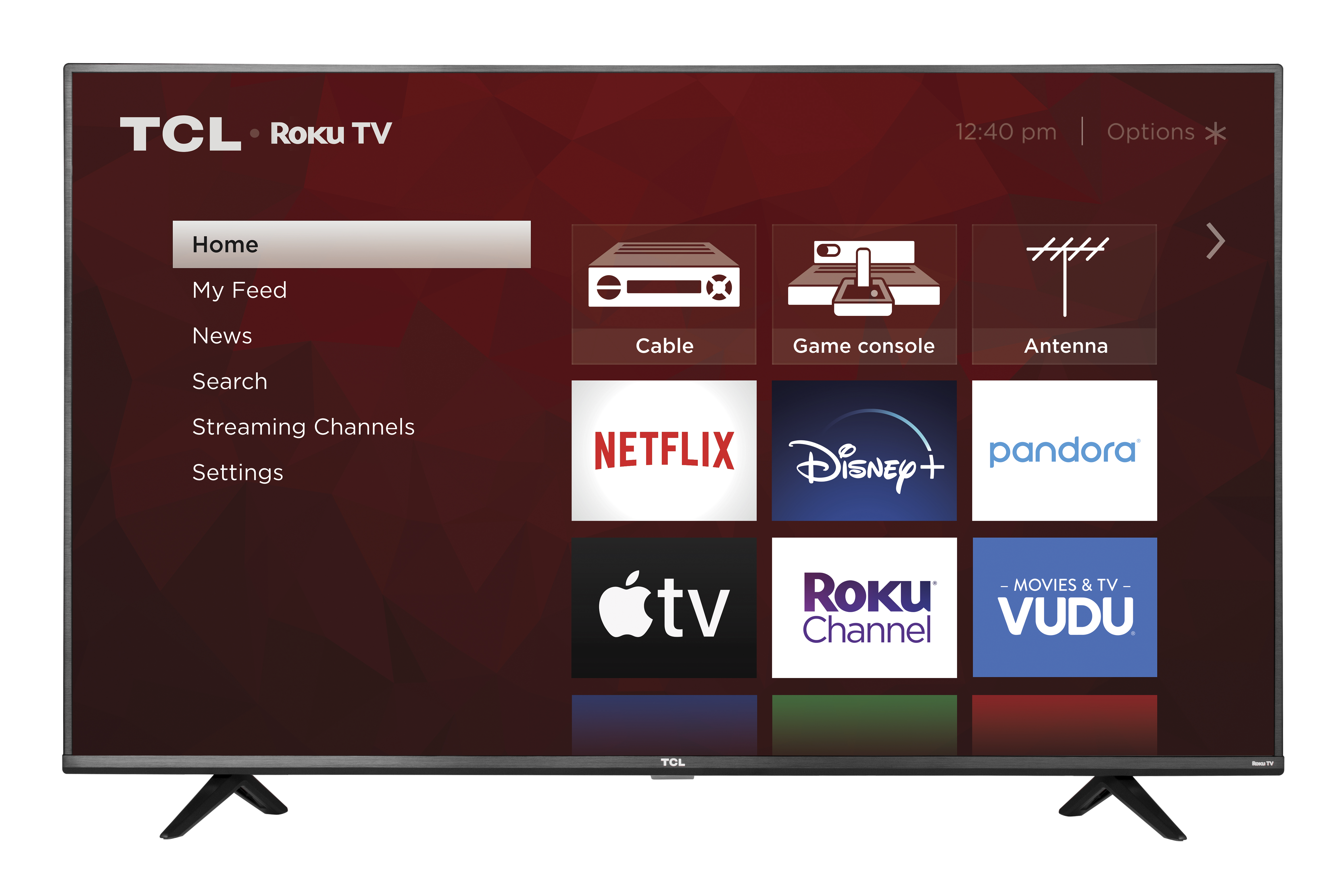 TCL 55 Class 4K UHD HDR LED Roku Smart TV 4 Series 55S20 - Walmart.com $148