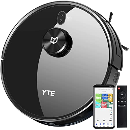 YTE Robot Vacuum with Lidar Mapping Technology, 2700Pa Strong Suction $150