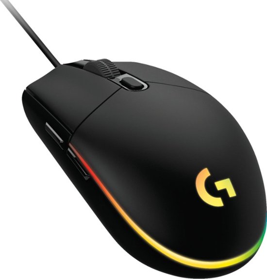 Logitech G203 LIGHTSYNC Wired Optical Gaming Mouse with 8,000 DPI sensor - $19.99