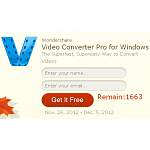 Wondershare Video Converter Pro (full version free limited time / save $36) latest version - EVERYDAY thru 12/5/12