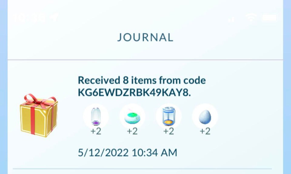 Pokemon GO mobile game free items