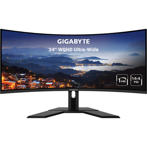 Gigabyte G34WQC 34" 21:9 FreeSync Ultrawide WQHD VA Gaming Monitor $399.99 After $20 Rebate