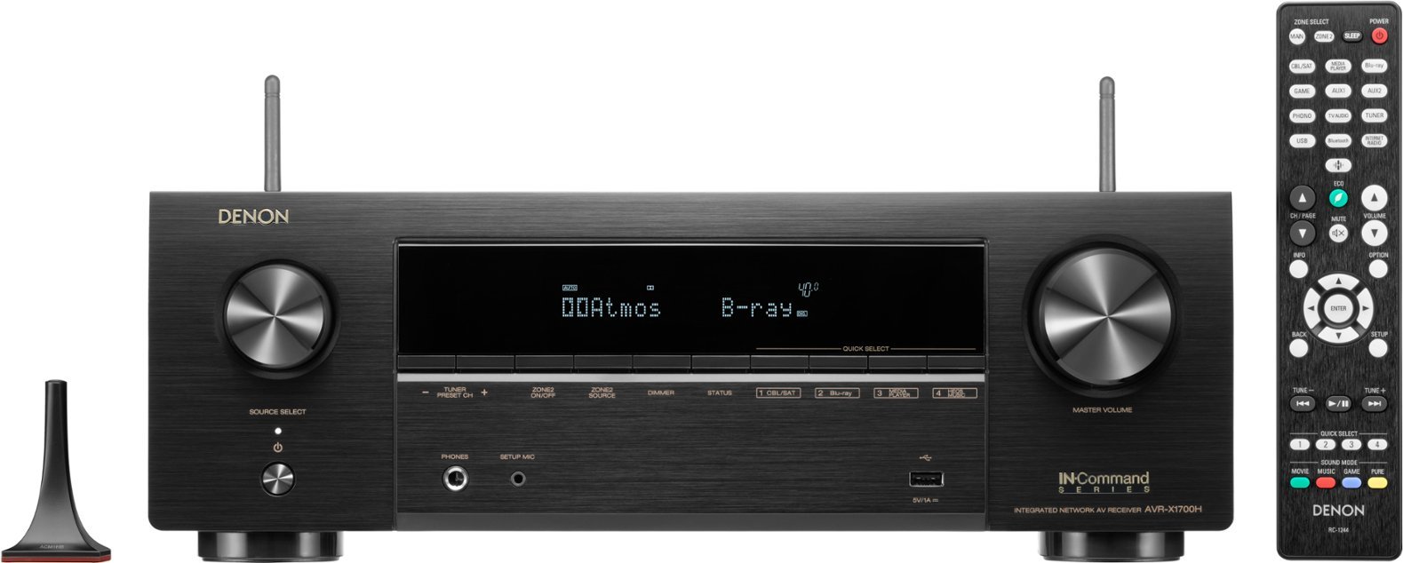 Denon AVR-X1700H 7.2-Channel 8K HDMI AV Receiver - $399 + Free Shipping at Costco.com $399.99