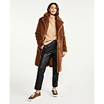 Ann Taylor Outerwear: Women's Faux Fur Coat $30 &amp; More + Free S/H
