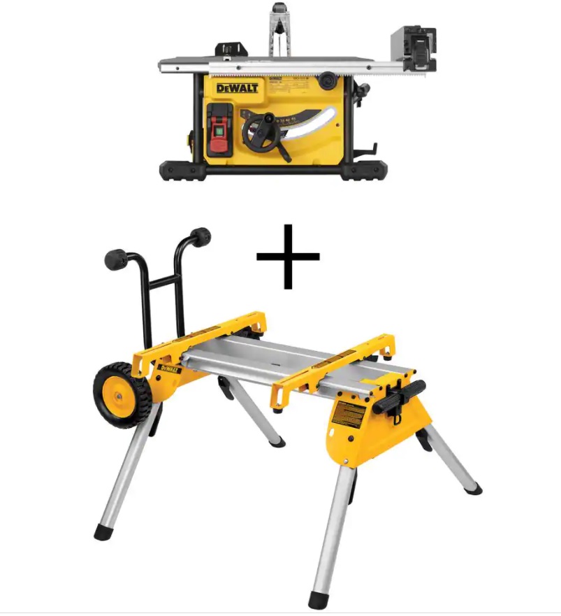 DeWalt Table saw and stand combo $429