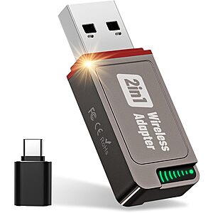 Wireless CarPlay Adapter 2025 Upgrade Mini USB Design for Cars - $19.99