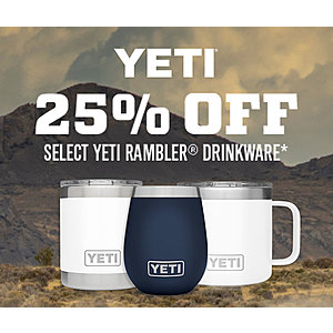 YETI Drinkware Sale: Take 25% Off the Rambler Lowball 10oz
