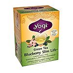 Yogi Blueberry Slim Life Green Tea, 16 Tea Bags (Pack of 6) S&amp;S $13.51 - $15.10