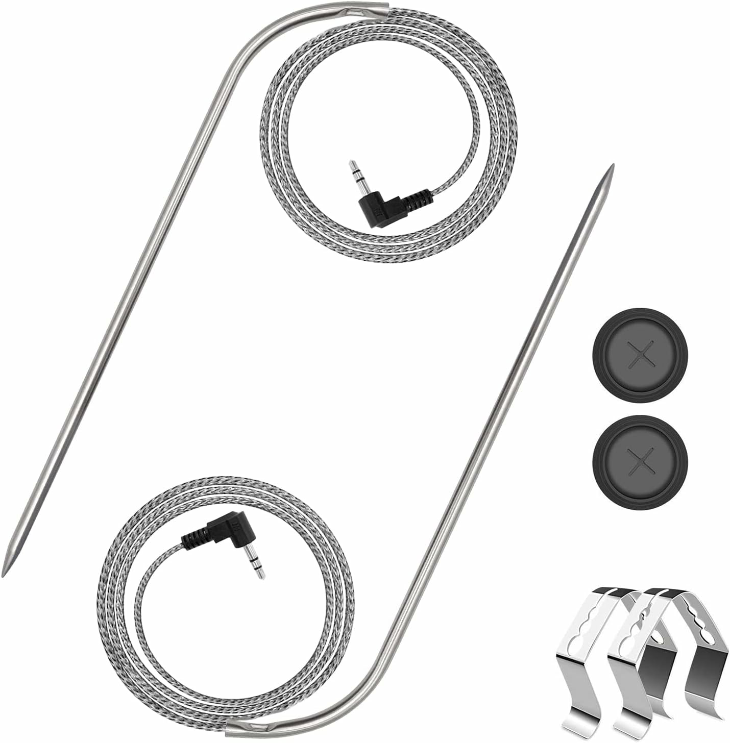 2Pack Replacement Grill Thermometer Temperature Probes