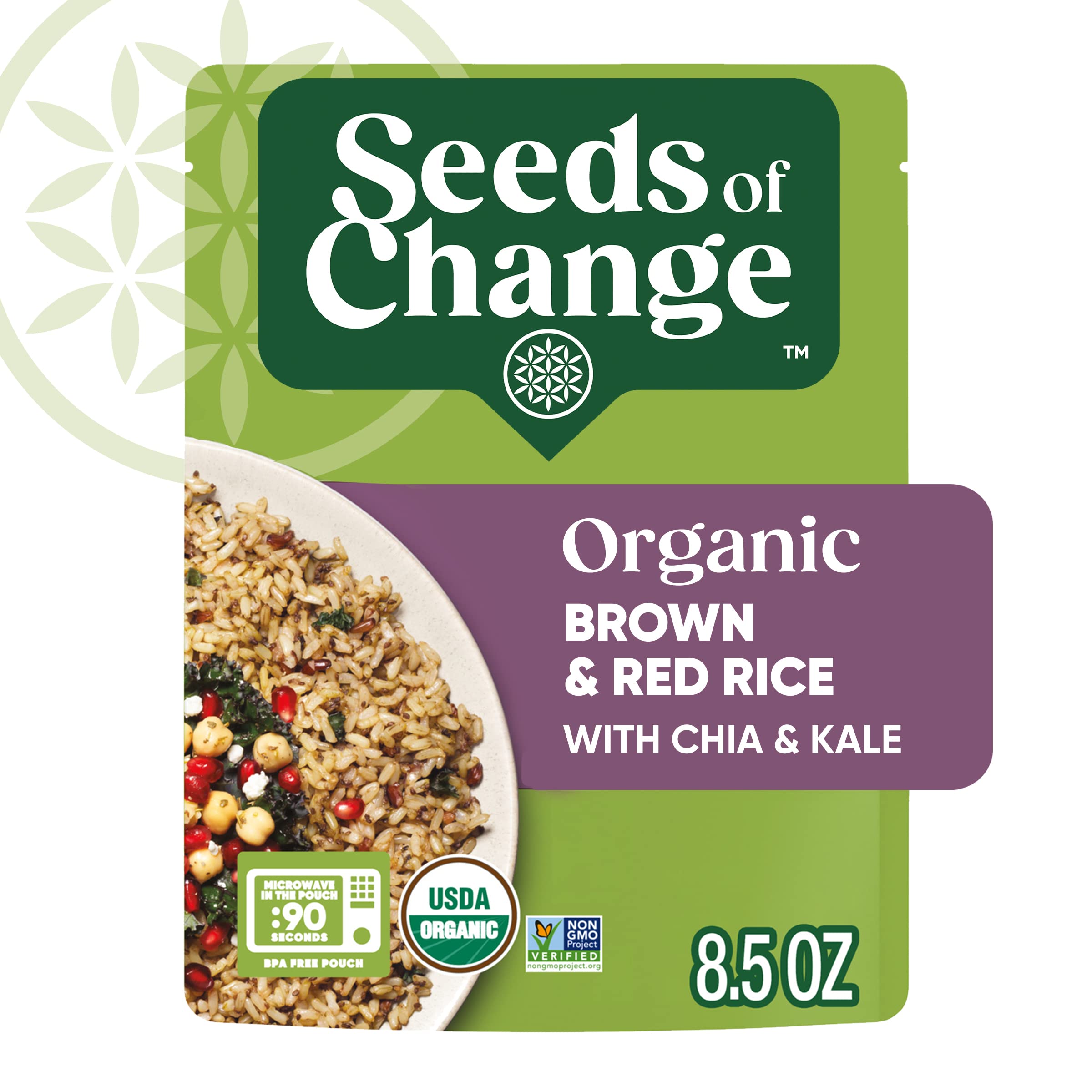 12-Count Organic Brown & Red Rice w/ Chia & Kale, Seeds of Change, 8.5-Oz per pouch,  $13.33 w/ 15% S&S