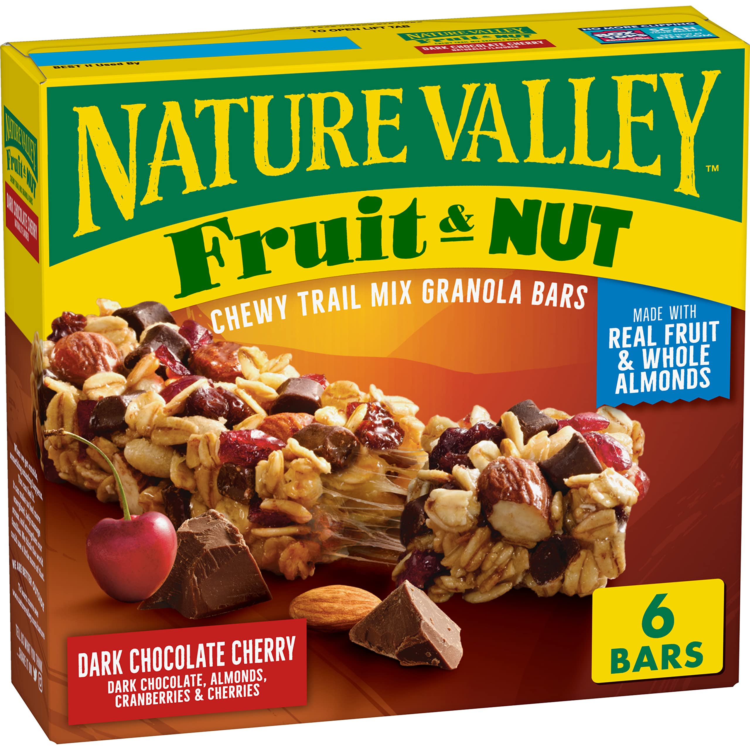 6-Count Nature Valley Fruit and Nut Granola Bars (Dark Chocolate Cherry)