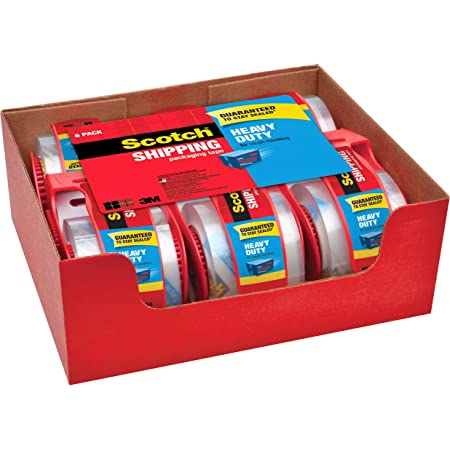 6-Pack Scotch Heavy Duty Packaging Tape with Dispenser (1.88" x 22.2 yd) $10