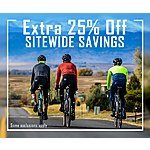 Bike Nashbar - Ends 12/17: Extra 25% Off Many Items