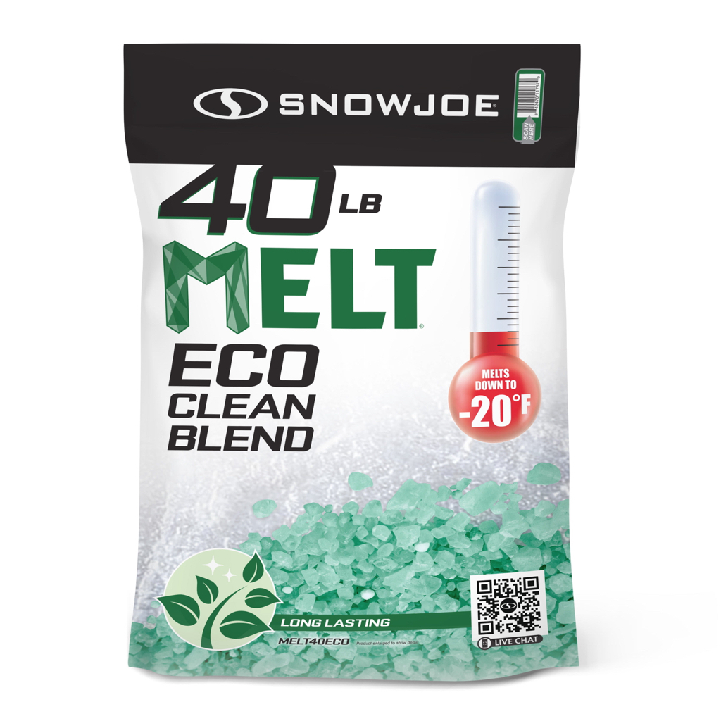 $8.58 + Free Shipping - 40lb Snow Joe MELT40ECO Eco Clean Ice Melt, 40-Lbs, 63 bags - $8.58