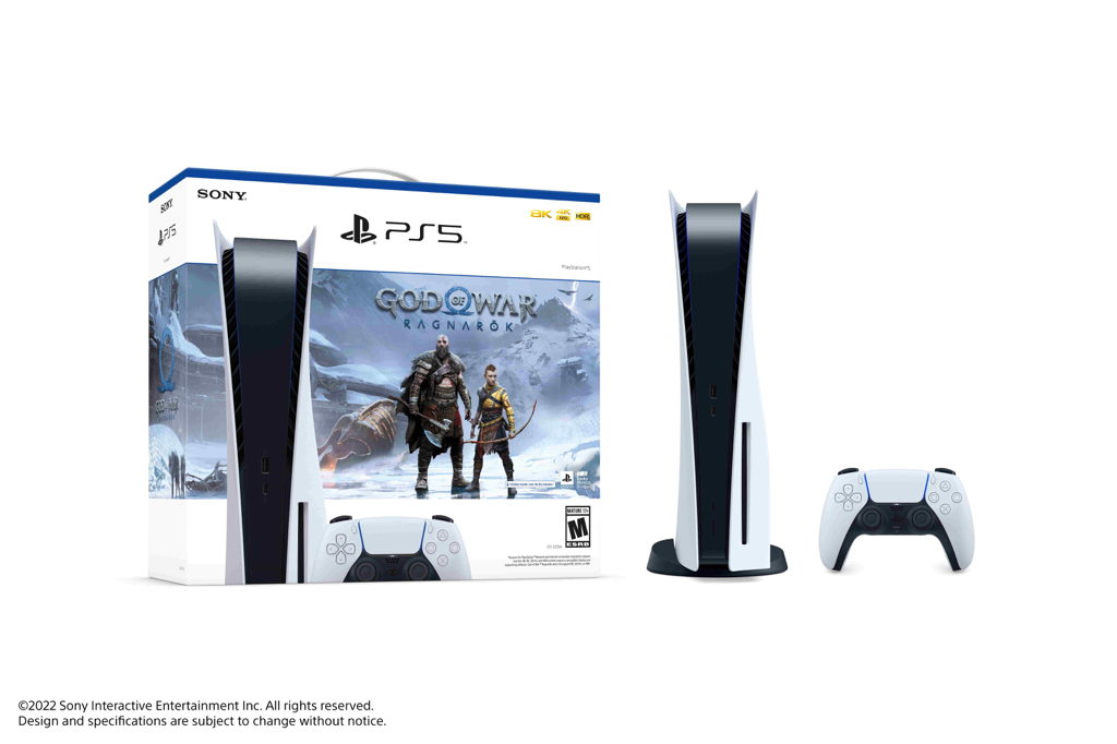 PlayStation 5 Console – God of War Ragnarok Bundle - $559.00