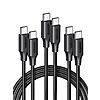 UGREEN 100W 3-Pack USB C Cable, Fast Charging USB-C Charger Cable Compatible with iPhone 16/16 Plus/16 Pro/16 Pro Max/15,  6.6FT $9.99 @Amazon