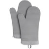 KITCHENAID Ribbed Soft Silicone Oven Mitt 2-Pack Set, 7.5&amp;quot;x13&amp;quot;, Grey $10.08 @Amazon