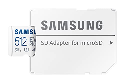 SAMSUNG EVO Plus w/ SD Adaptor 512GB Micro SDXC, Up-to 130MB/s, Expanded Storage for Gaming Devices, Android Tablets and Smart Phones, Memory Card, MB-MC512KA $49.99 +free shipping