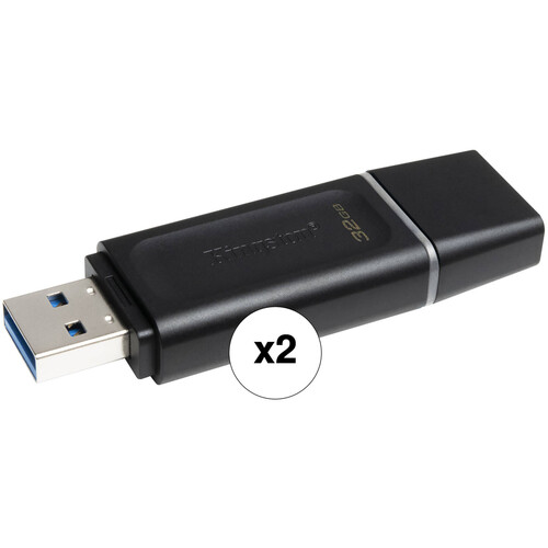 Kingston 32GB DataTraveler Exodia Flash Drive (2-Pack) $6.49 @B&H Deal Zone