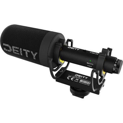 Deity Microphones V-Mic D4 Hybrid Analog/USB Camera-Mount Shotgun $69.00 @B&H Microphone
