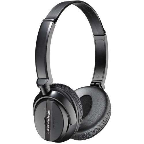 Audio-Technica Consumer ATH-ANC20 QuietPoint Active Noise-Cancelling On-Ear Headphones $14.99 @B&H Deal Zone