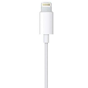 Apple EarPods Headphones with Lightning Connector. Microphone with