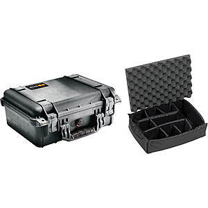 Pelican 1450 Case with Dividers (Black) $115.95 @B&H