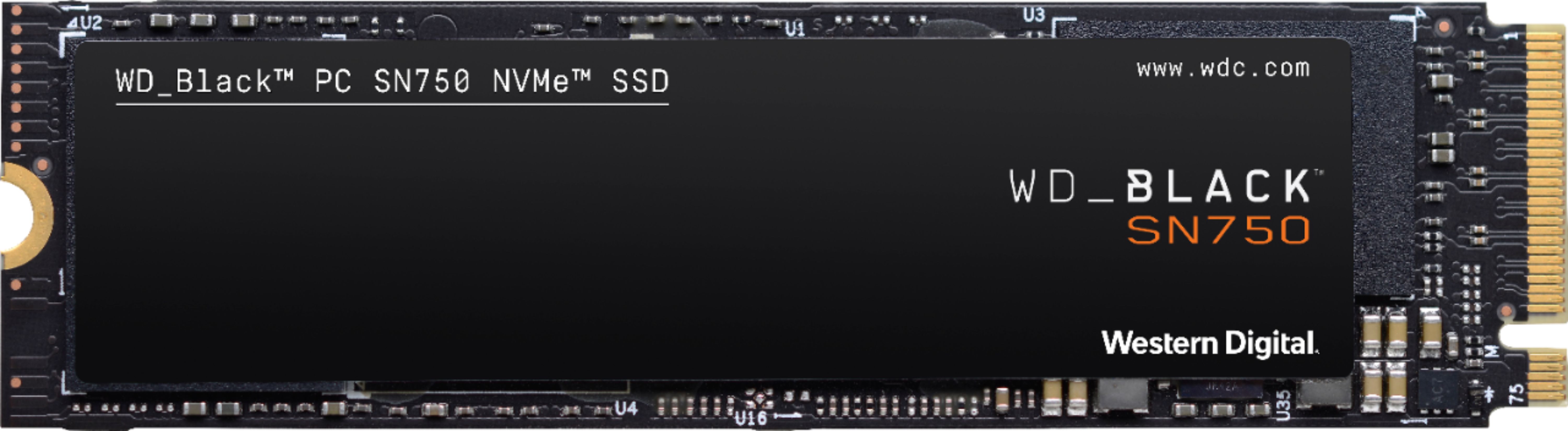 WD - WD_BLACK SN750 NVMe Gaming 1TB PCIe Gen 3 x4 Internal Solid State Drive $109.99