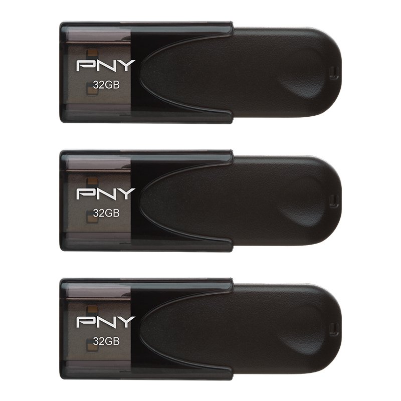 3 PNY 32G USB 2.0 Flash Drive, $1 Walmart B&M YMMV