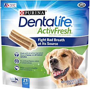 Purina DentaLife Adult Large Breed Adult Dental Dog Chew Treats - Amazon - $7.48 - $5.24