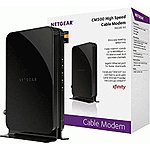 NETGEAR Certified Refurbished DOCSIS 3.0 Cable Modem With 16X4 Max (CM500-100NAR) - Walmart - $25.32