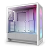 NZXT H5 Flow RGB (2024) Tempered Glass ATX Mid-Tower Computer Case - White - Micro Center - $59.99