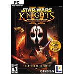 Star Wars Knights of the Old Republic II - The Sith Lords PC $ $1.09