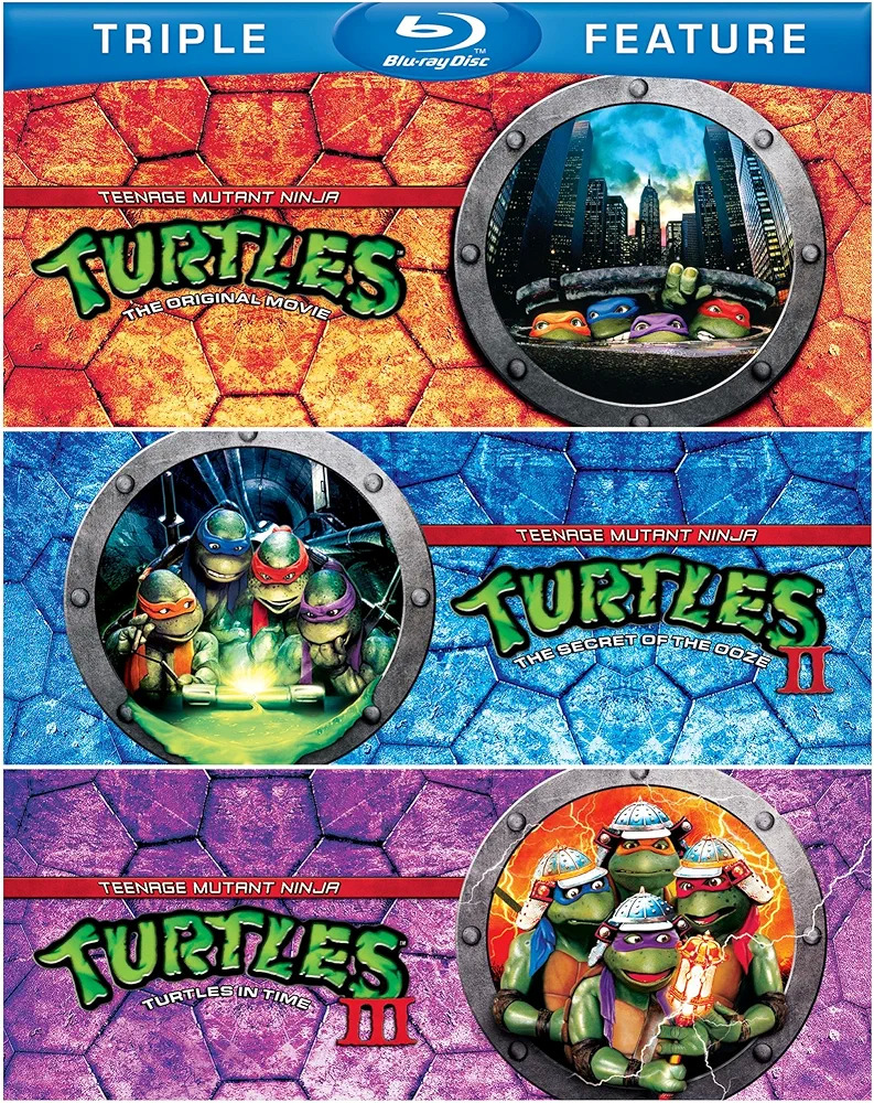 $11.99 Teenage Mutant Ninja Turtles / Teenage Mutant Ninja Turtles II: The Secret of the Ooze / Teenage Mutant Ninja Turtles III: Turtles in Time (Triple Feature) [Blu-ray] @Amazon