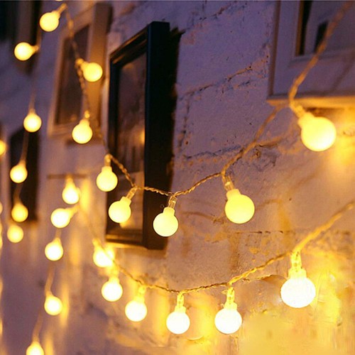 Led Globe String Lights Twinkle Lights Plug In Fairy Lights 43ft Led String Light 13 59 Fs