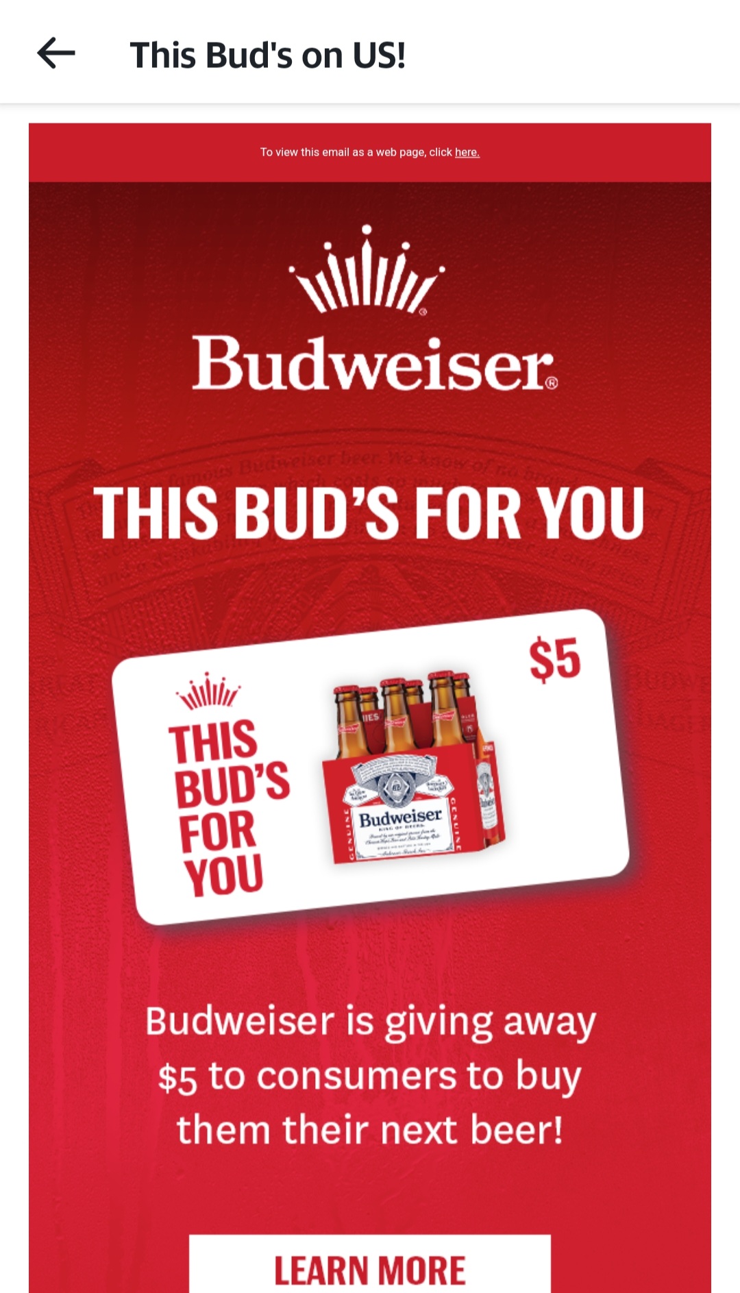 5.00 Towards Your Next Bud.