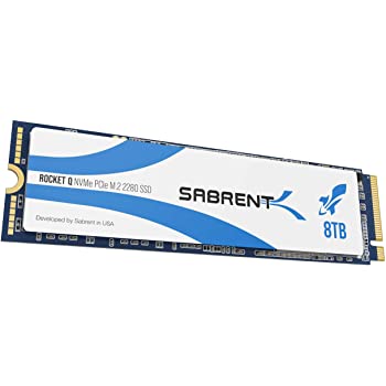 Sabrent Rocket Q 8TB NVMe PCIe M.2 2280 Internal SSD High Performance Solid State Drive R/W 3300/2900MB/s (SB-RKTQ-8TB) $1299