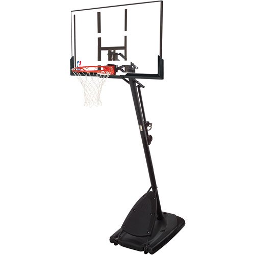 Spalding NBA 54" Portable Angled Basketball Hoop with Polycarbonate Backboard - $220 + Free Shipping