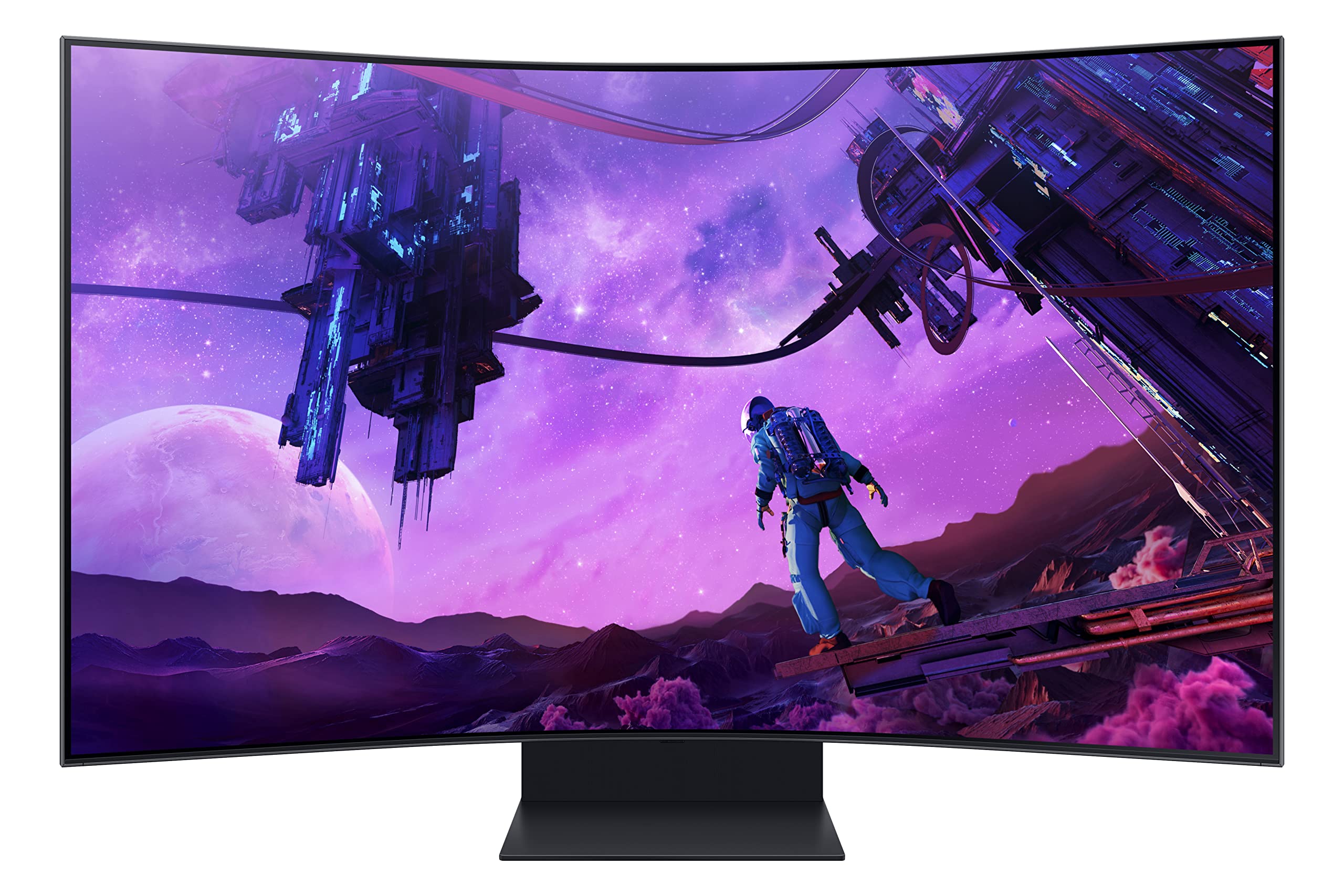 SAMSUNG 55” Odyssey Ark Series 4K UHD Curved Gaming Monitor, 165Hz, 1ms $1799