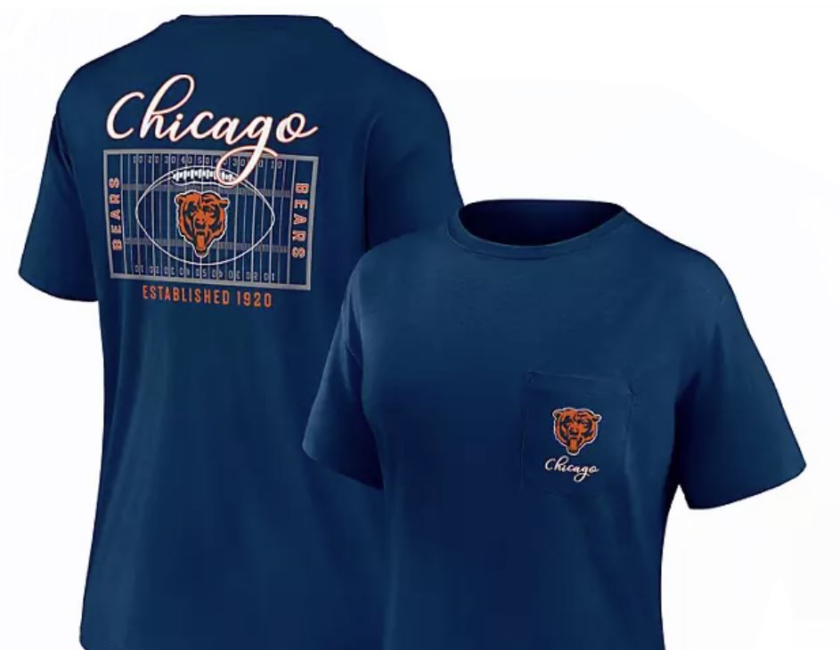 Sams Club: NFL Ladies Short Sleeve Field Fan T-Shirt $9.98